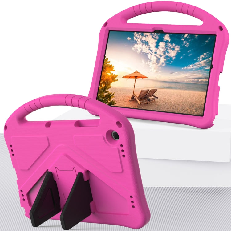 For Samsung Galaxy Tab A9+ EVA Shockproof Tablet Case with Holder(Rose Red) - Galaxy Tab A9+ by buy2fix | Online Shopping UK | buy2fix