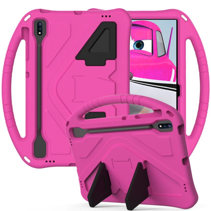 For Samsung Galaxy Tab S10+ 12.4 EVA Shockproof Tablet Case with Holder(Rose Red) - Tab S10+ Cases by buy2fix | Online Shopping UK | buy2fix