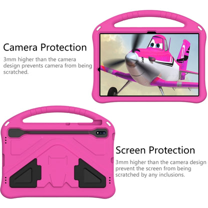 For Samsung Galaxy Tab S10+ 12.4 EVA Shockproof Tablet Case with Holder(Rose Red) - Tab S10+ Cases by buy2fix | Online Shopping UK | buy2fix