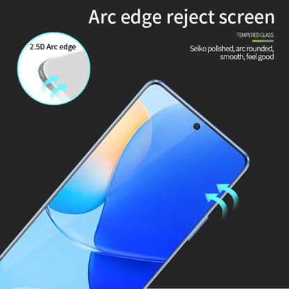 For Xiaomi Poco M6 Pro 5G PINWUYO 9H 2.5D Full Screen Tempered Glass Film(Black) -  by PINWUYO | Online Shopping UK | buy2fix