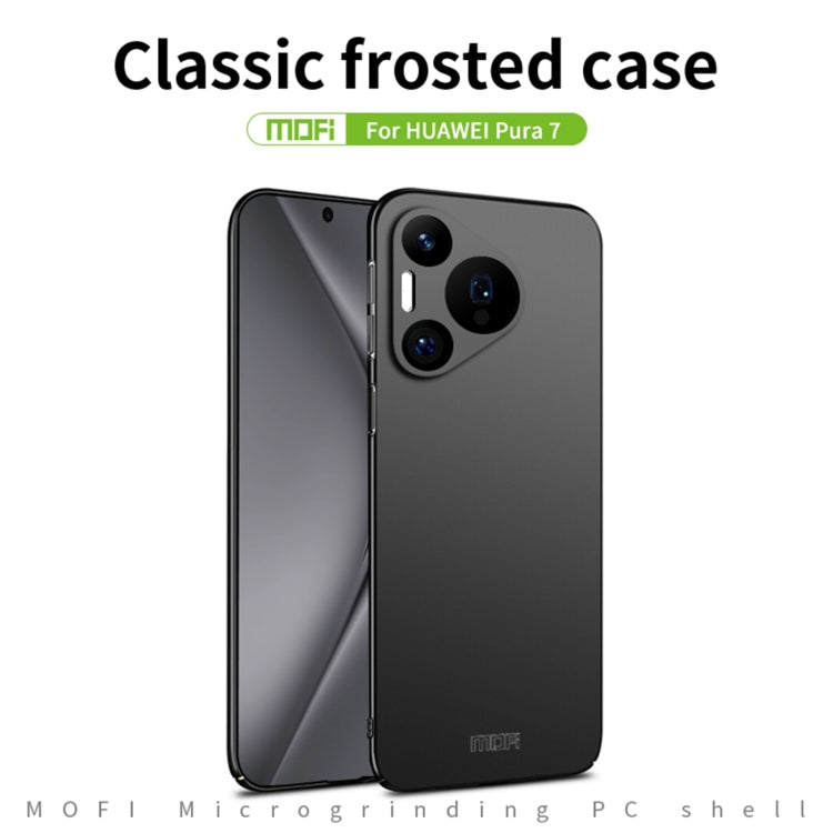 For Huawei Pura 70 MOFI Micro-Frosted PC Ultra-thin Hard Phone Case(Blue) - Huawei Cases by MOFI | Online Shopping UK | buy2fix