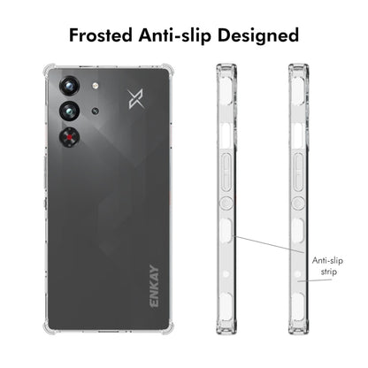 For ZTE Nubia Red Magic 10 Pro ENKAY Clear TPU Shockproof Anti-slip Phone Case - ZTE Cases by ENKAY | Online Shopping UK | buy2fix