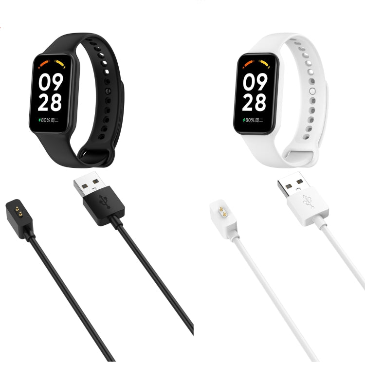 For Xiaomi Mi Bnad 8 Pro Smart Watch Charging Cable, Length:1m(Black) - Charger by buy2fix | Online Shopping UK | buy2fix