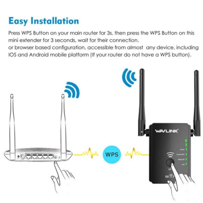 Wavlink WN578R2 With 2 External Antennas N300 Wireless AP/Range Extender/Router, Plug:AU Plug - Wireless Routers by WAVLINK | Online Shopping UK | buy2fix