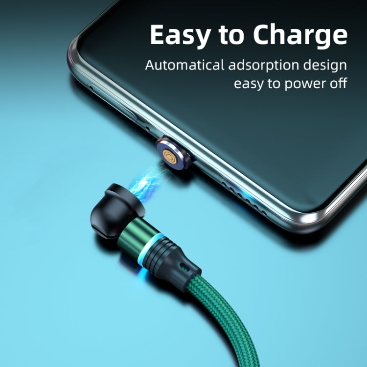 ENKAY 3 in 1 3A USB to Type-C / 8 Pin / Micro USB Magnetic 540 Degrees Rotating Fast Charging Cable, Length:1m(Black) - Charging Cable & Head by ENKAY | Online Shopping UK | buy2fix