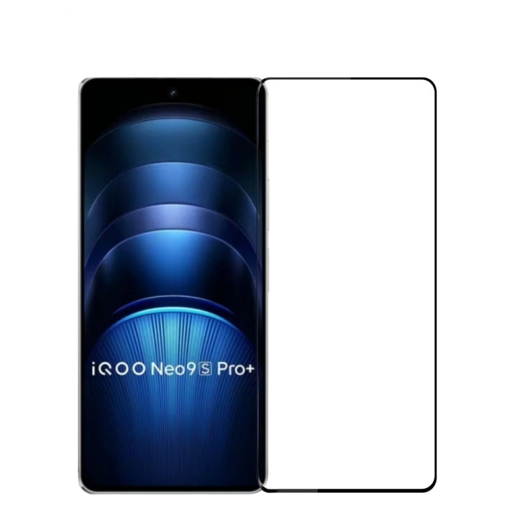 For vivo iQOO Neo9S Pro+ PINWUYO 9H 2.5D Full Screen Tempered Glass Film(Black) - vivo Tempered Glass by PINWUYO | Online Shopping UK | buy2fix