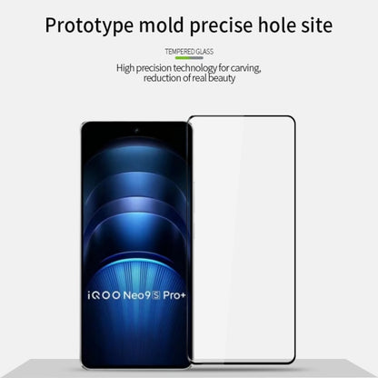 For vivo iQOO Neo9S Pro+ PINWUYO 9H 2.5D Full Screen Tempered Glass Film(Black) - vivo Tempered Glass by PINWUYO | Online Shopping UK | buy2fix