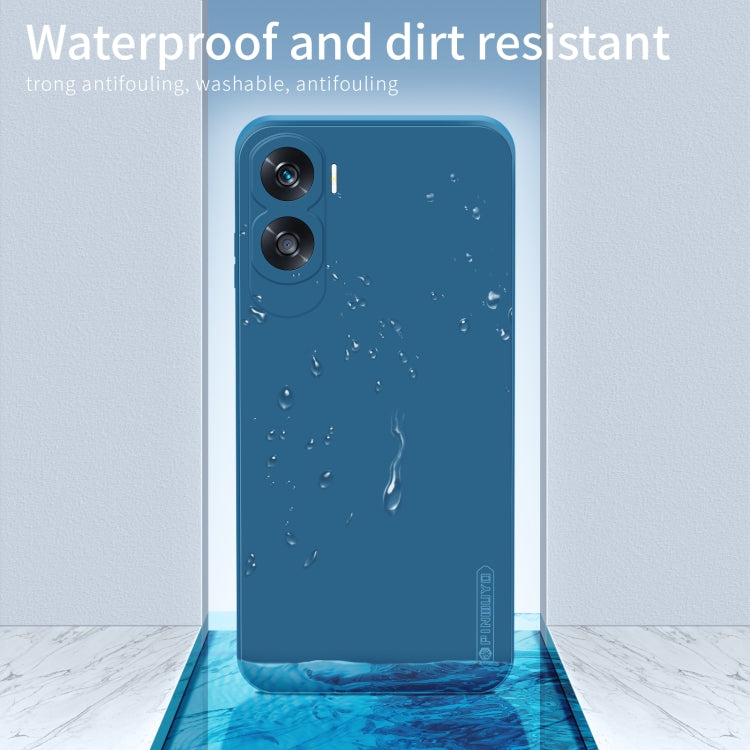 For Honor X50i / 90 Lite PINWUYO Sense Series Liquid Silicone TPU Phone Case(Blue) - Honor Cases by PINWUYO | Online Shopping UK | buy2fix