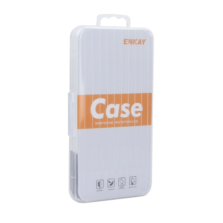 For iPhone 15 Plus ENKAY MagSafe Matte TPU Phone Case with Lens Film & Screen Glass Film(Blue) - iPhone 15 Plus Cases by ENKAY | Online Shopping UK | buy2fix