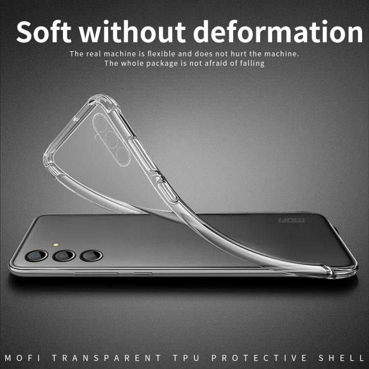 For Samsung Galaxy M55 MOFI Ming Series Ultra-thin TPU Phone Case(Transparent) - Galaxy Phone Cases by MOFI | Online Shopping UK | buy2fix