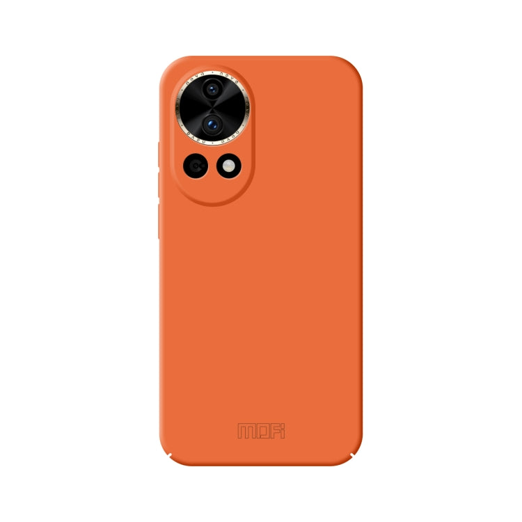 For Huawei nova 12 MOFI Qin Series Skin Feel All-inclusive PC Phone Case(Orange) - Huawei Cases by MOFI | Online Shopping UK | buy2fix