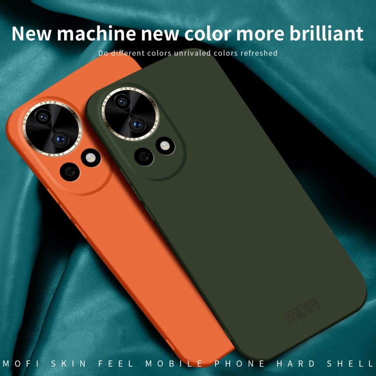 For Huawei nova 12 MOFI Qin Series Skin Feel All-inclusive PC Phone Case(Orange) - Huawei Cases by MOFI | Online Shopping UK | buy2fix