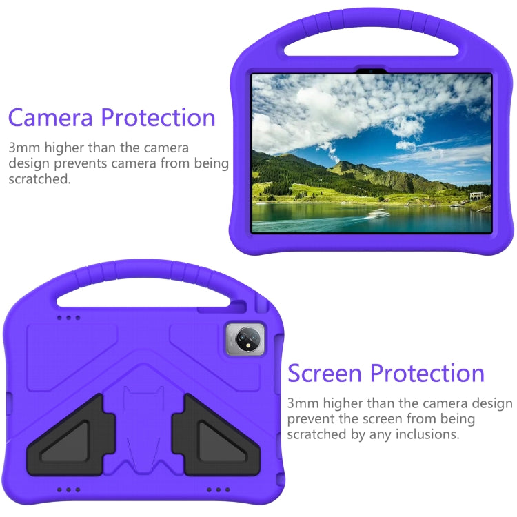 For Blackview OSCAL Pad 60 2022 EVA Shockproof Tablet Case with Holder(Purple) - Others by buy2fix | Online Shopping UK | buy2fix