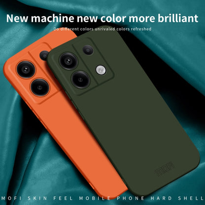 For Xiaomi Redmi Note 13 MOFI Qin Series Skin Feel All-inclusive PC Phone Case(Orange) - Note 13 Cases by MOFI | Online Shopping UK | buy2fix