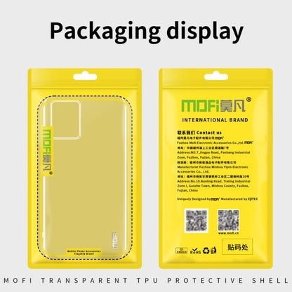 For Motorola Moto G35 MOFI Ming Series Ultra-thin TPU Phone Case(Transparent) - Motorola Cases by MOFI | Online Shopping UK | buy2fix