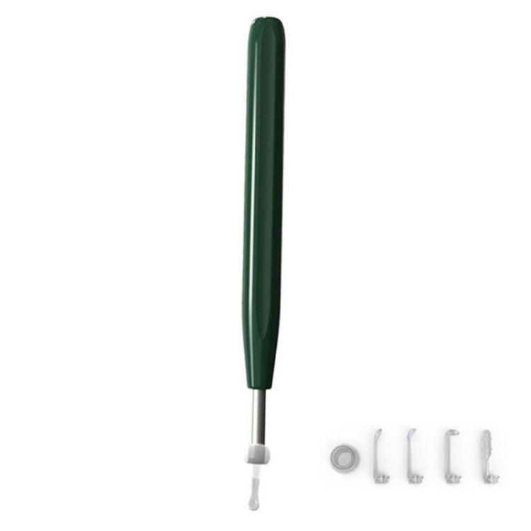 W2 WiFi Smart Visual Ear Pick Cleaning Kit Ear Wax Removal Tool with LED Light(Green) - Ear Care Tools by buy2fix | Online Shopping UK | buy2fix