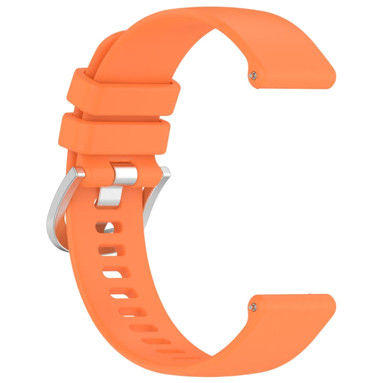 For Xiaomi Watch S3 Glossy Surface Silicone Watch Band(Orange) - Watch Bands by buy2fix | Online Shopping UK | buy2fix