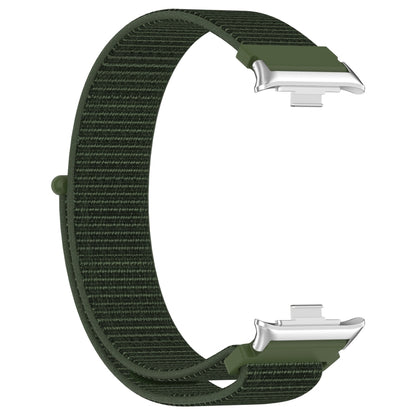 For Xiaomi Mi Band 8 Pro Nylon Loop Metal Connector Watch Band(Army Green) - Watch Bands by buy2fix | Online Shopping UK | buy2fix