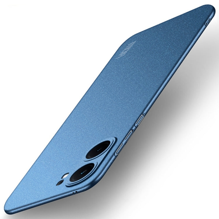 For vivo iQOO Neo9 / Neo9 Pro MOFI Fandun Series Frosted PC Ultra-thin All-inclusive Phone Case(Blue) - vivo Cases by MOFI | Online Shopping UK | buy2fix