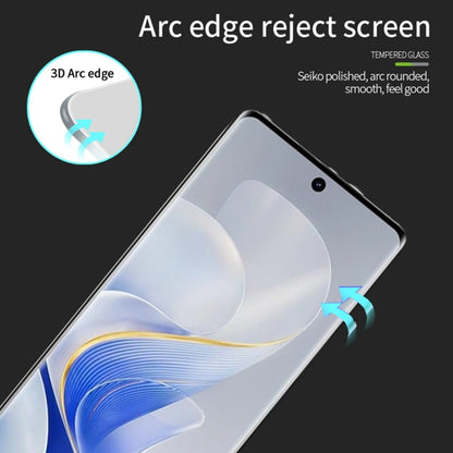 For vivo S19 Pro PINWUYO 9H 3D Hot Bending Tempered Glass Film(Black) - vivo Tempered Glass by PINWUYO | Online Shopping UK | buy2fix