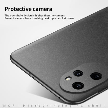 For Honor 100 Pro MOFI Fandun Series Frosted PC Ultra-thin All-inclusive Phone Case(Gray) - Honor Cases by MOFI | Online Shopping UK | buy2fix