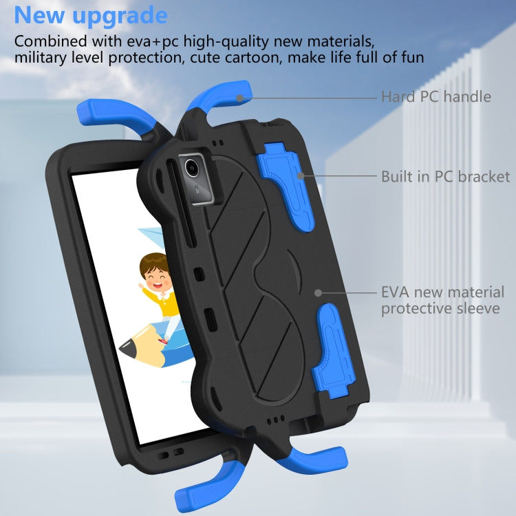 For DOOGEE T30 Pro 11 2023 Ice Baby EVA Shockproof Hard PC Tablet Case(Black+Blue) - Others by buy2fix | Online Shopping UK | buy2fix