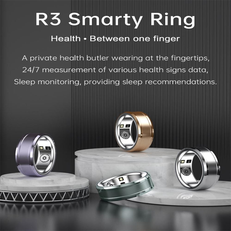 R3 SIZE 20 Smart Ring, Support Heart Rate / Blood Oxygen / Sleep Monitoring(Blue) - Smart Rings / Smart Telephones by buy2fix | Online Shopping UK | buy2fix