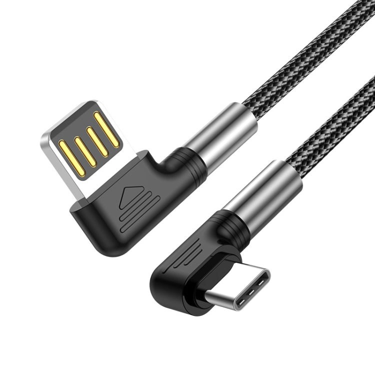 ENKAY 3A Elbow Reversible USB to Elbow Type-C Fast Charging Data Cable, Length:3m - USB-C & Type-C Cable by ENKAY | Online Shopping UK | buy2fix