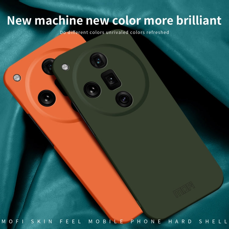 For OPPO Find X7 MOFI Qin Series Skin Feel All-inclusive PC Phone Case(Green) - Find X7 Cases by MOFI | Online Shopping UK | buy2fix