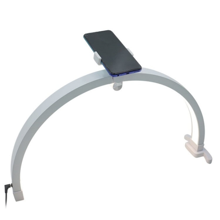 M12X Foldable LED Half Moon Lamp Touch Control Nail Art Lamp, Length: 56cm(AU Plug) - Selfie Light by buy2fix | Online Shopping UK | buy2fix