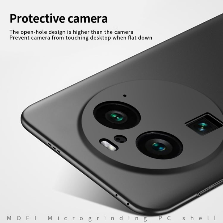 For OPPO Find X6 Pro MOFI Micro-Frosted PC Ultra-thin Hard Phone Case(Black) - OPPO Cases by MOFI | Online Shopping UK | buy2fix