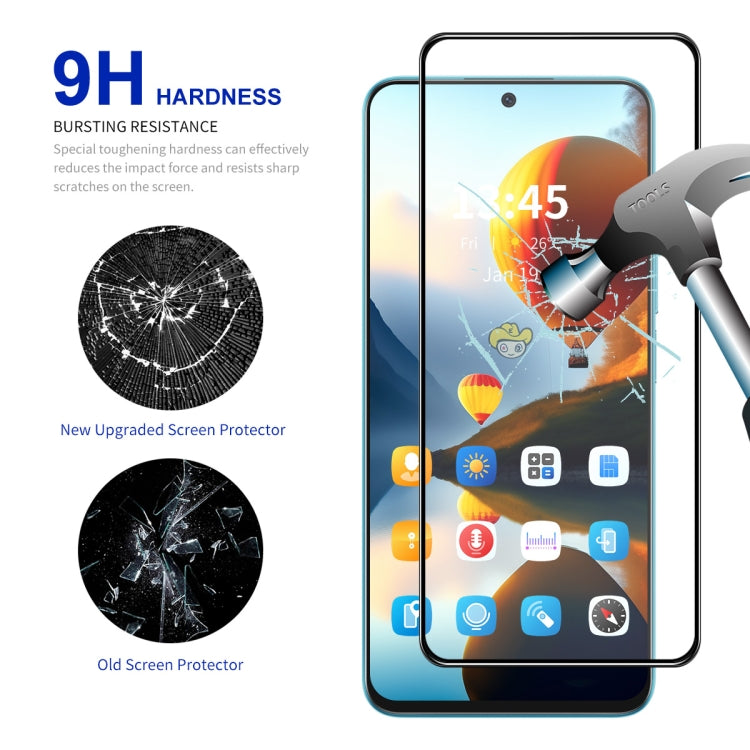 For Tecno Spark 20 Pro ENKAY Full Glue High Aluminum-silicon Tempered Glass Film - Tecno Tempered Glass by ENKAY | Online Shopping UK | buy2fix