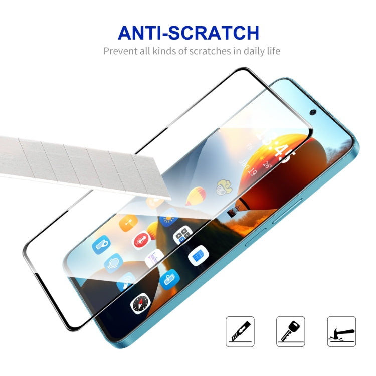 For Tecno Spark 20 Pro 5pcs ENKAY Full Glue High Aluminum-silicon Tempered Glass Film - Tecno Tempered Glass by ENKAY | Online Shopping UK | buy2fix