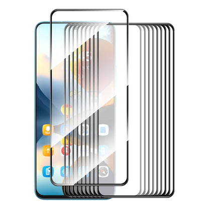 For Tecno Spark Go 2024 10pcs ENKAY Full Glue High Aluminum-silicon Tempered Glass Film - Tecno Tempered Glass by ENKAY | Online Shopping UK | buy2fix