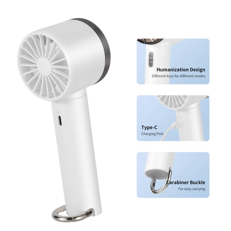 ENKAY Hat-Prince Handheld Mini Portable Cold Compress Cooling Fan(White) - Electric Fans by ENKAY | Online Shopping UK | buy2fix