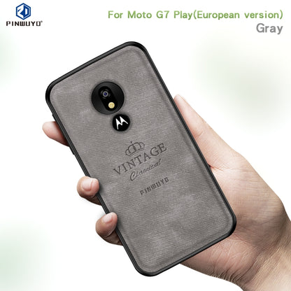 PINWUYO Shockproof Waterproof Full Coverage PC + TPU + Skin Protective Case for Motorola Moto G7 Play (Eurasian Version)(Red) - Motorola Cases by PINWUYO | Online Shopping UK | buy2fix