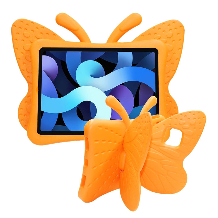 For iPad Pro 11 2024 Butterfly Bracket Kids EVA Shockproof Tablet Case(Orange) - iPad Pro 11 2024 Cases by buy2fix | Online Shopping UK | buy2fix