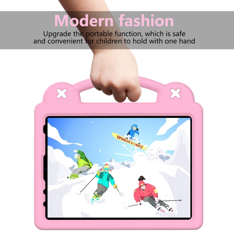 For iPad Air 11 2024 Handle Kickstand Children EVA Shockproof Tablet Case(Pink) - iPad Air 11 2024 Cases by buy2fix | Online Shopping UK | buy2fix