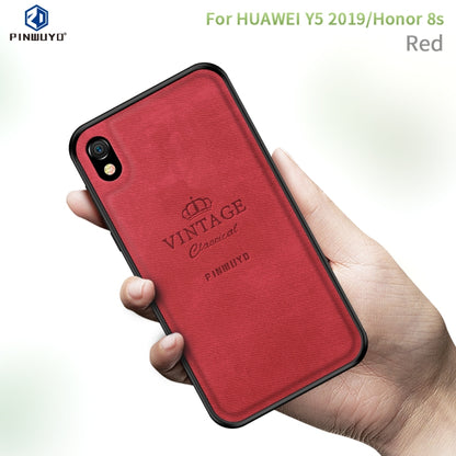 PINWUYO Shockproof Waterproof Full Coverage PC + TPU + Skin Protective Case for HUAWEI Honor 8S / Y5 2019(Red) - Honor Cases by PINWUYO | Online Shopping UK | buy2fix