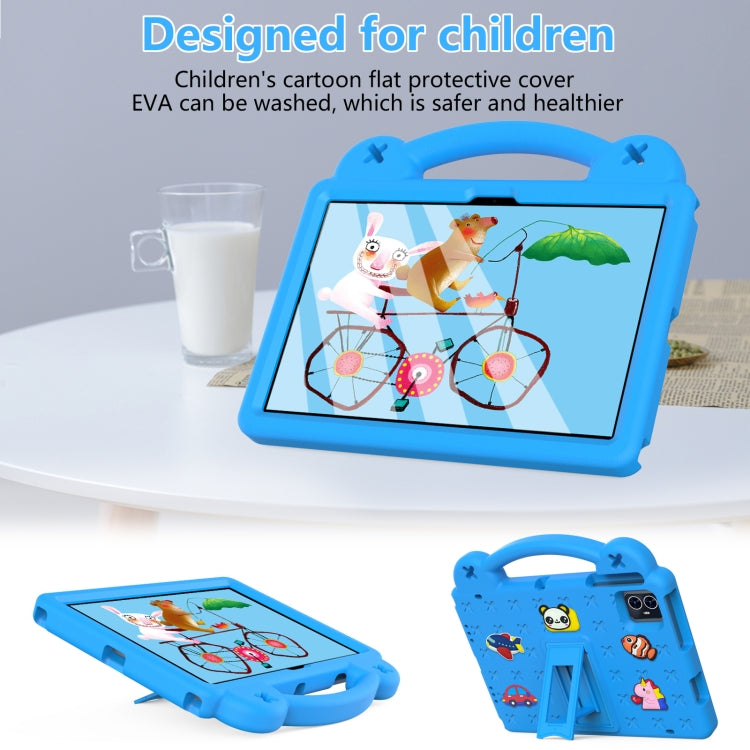 For Blackview Tab 80 10.1 2023 Handle Kickstand Children EVA Shockproof Tablet Case(Sky Blue) - Others by buy2fix | Online Shopping UK | buy2fix