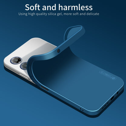 For Motorola Moto G24 / G04 PINWUYO Sense Series Liquid Silicone TPU Phone Case(Blue) - Motorola Cases by PINWUYO | Online Shopping UK | buy2fix