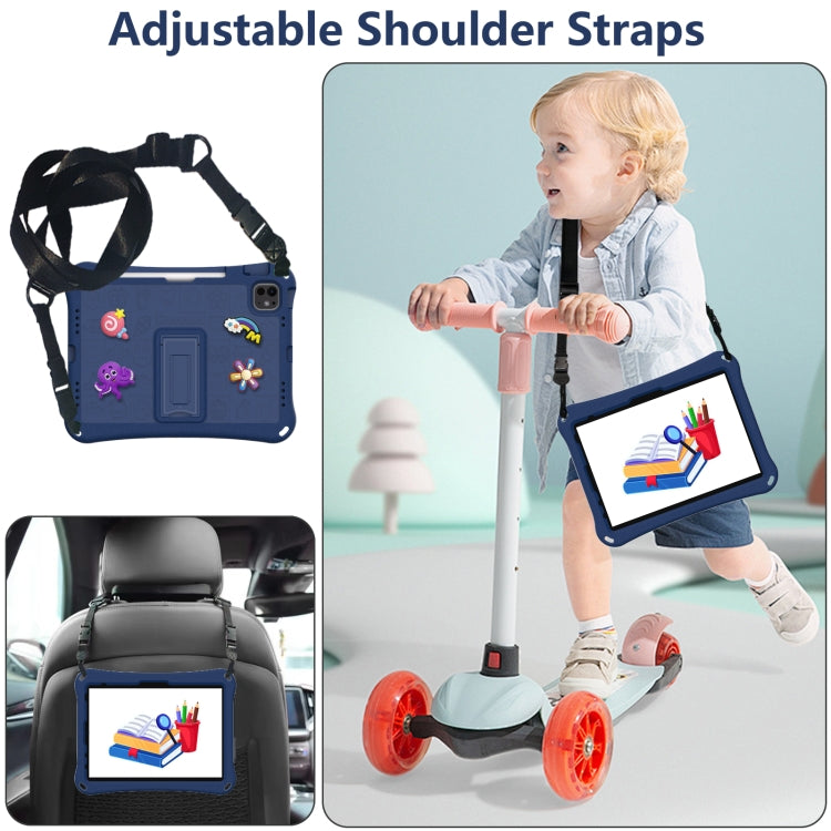 For iPad Air 11 2024 Hi Baby EVA Full Body Tablet Case with Strap(Navy Blue) - iPad Air 11 2024 Cases by buy2fix | Online Shopping UK | buy2fix