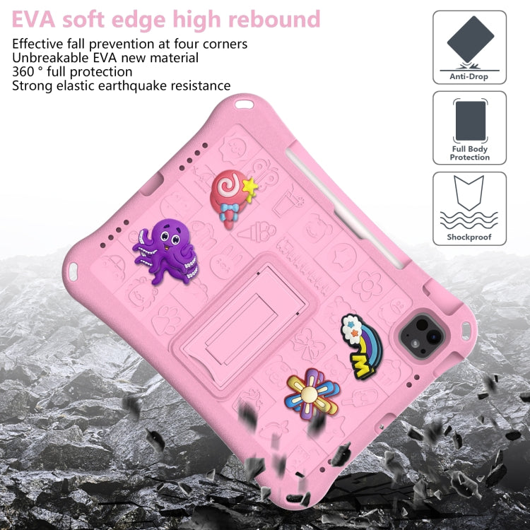 For iPad Pro 11 2024 Hi Baby EVA Full Body Tablet Case with Strap(Pink) - iPad Pro 11 2024 Cases by buy2fix | Online Shopping UK | buy2fix