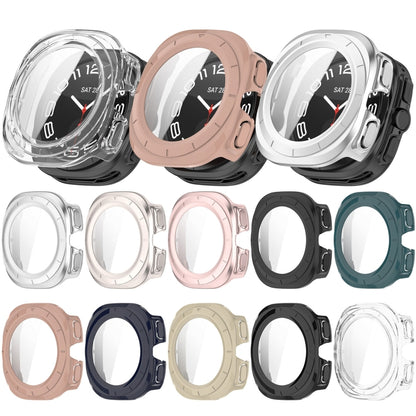 For Samsung Galaxy Watch 7 40mm PC+Tempered Film Integrated Waterproof Watch Protective Case(Transparent) - Watch Cases by buy2fix | Online Shopping UK | buy2fix