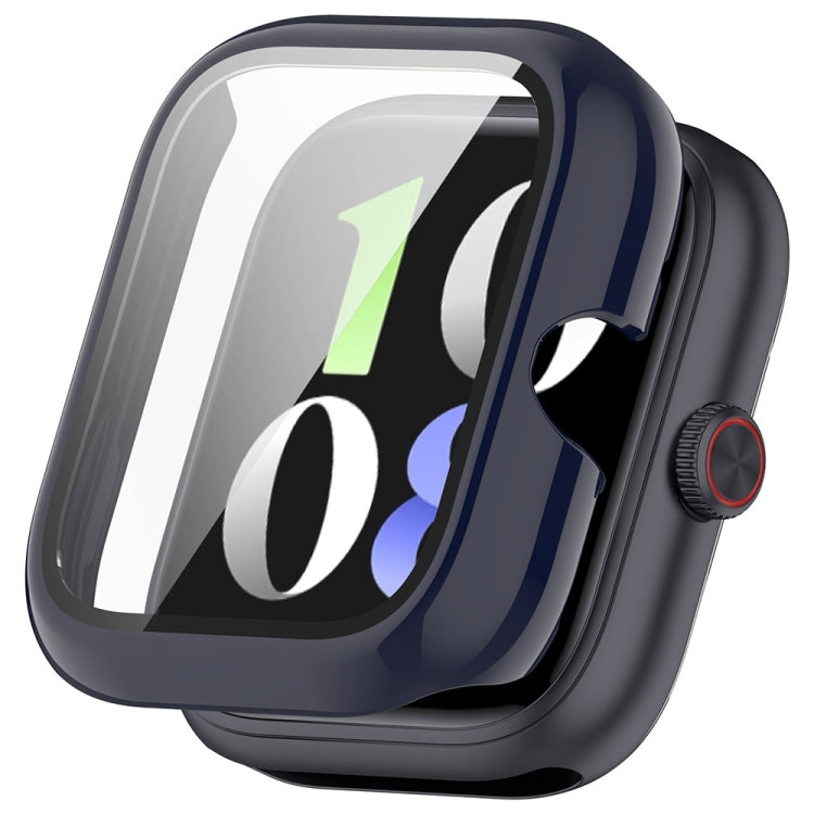 For vivo Watch GT PC + Tempered Glass Film Integrated Watch Protective Case(Ink Blue) - Watch Case by buy2fix | Online Shopping UK | buy2fix