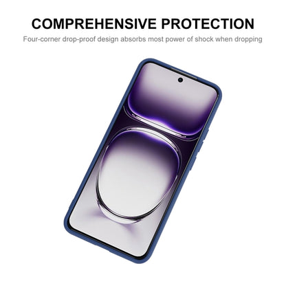 For OPPO Reno12 Pro ENKAY Liquid Silicone Soft Shockproof Phone Case(Dark Blue) - Reno12 Pro Cases by ENKAY | Online Shopping UK | buy2fix