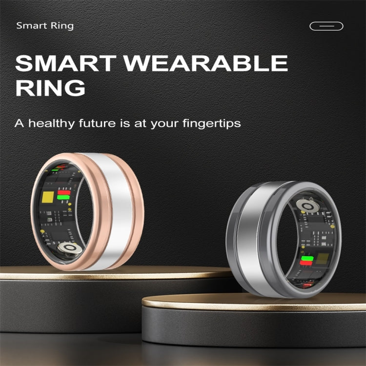 R18 SIZE 10 Smart Ring, Support Heart Rate / Blood Oxygen / Sleep / Multiple Sports Modes(Black) - Smart Rings / Smart Telephones by buy2fix | Online Shopping UK | buy2fix