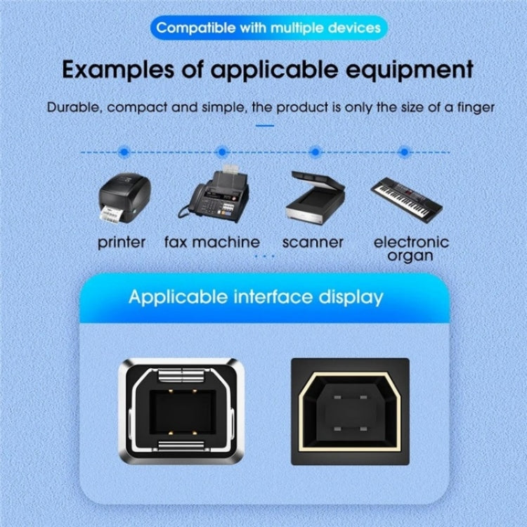 ADS-618 USB-C / Type-C Female to MIDI Male Electric Piano Printer Scanner Adapter(Grey) - Cable & Adapters by buy2fix | Online Shopping UK | buy2fix