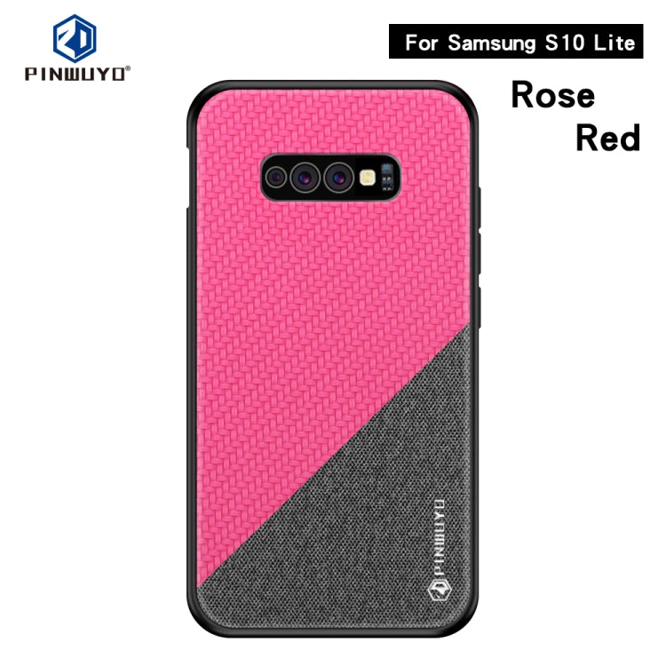 PINWUYO Honors Series Shockproof PC + TPU Protective Case for Galaxy S10e(Red) - Galaxy Phone Cases by PINWUYO | Online Shopping UK | buy2fix
