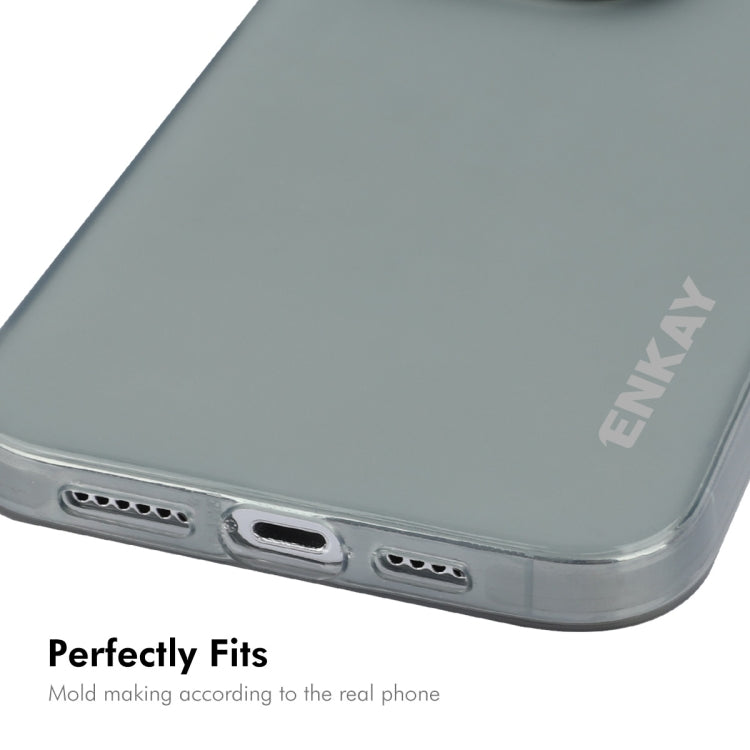 For iPhone 16 Pro ENKAY Hat-Prince Translucent Matte TPU Soft Phone Case(White) - iPhone 16 Pro Cases by ENKAY | Online Shopping UK | buy2fix